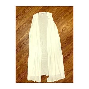 LuLaRoe White Joy XS